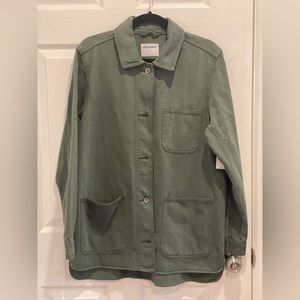 Old Navy Forest Green Shacket Oversized in Medium